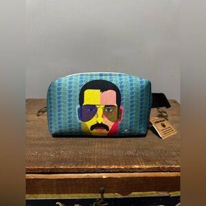 Freddie Mercury Small Pouch Neoprene Like Material